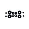 Λαστιχένια πατάκια AUDI A3 8V Sedan / Sportback (2012-2020) / Vw Golf 7 (2012-2019) / Golf 8 Hatchback (2019-2025) TSI, TDI, χωρίς 4χ4 - τύπου σκαφάκι - 4τμχ., Rezaw Plast