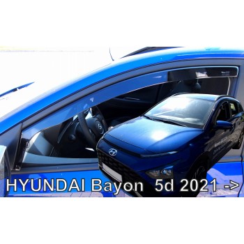 Ανεμοθραύστες Hyundai Bayon (2021+) - 2τμχ. εμπρός, Heko Ανεμοθραύστες Hyundai Bayon (2021+) - 2τμχ. εμπρός, Heko