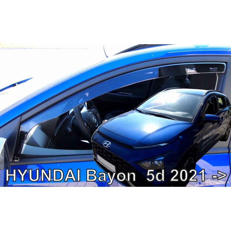 Ανεμοθραύστες Hyundai Bayon (2021+) - 2τμχ. εμπρός, Heko