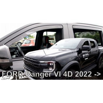 Ανεμοθραύστες Ford Ranger (2022+) - 4τμχ. εμπρός και πίσω, Heko Ανεμοθραύστες Ford Ranger (2022+) - 4τμχ. εμπρός και πίσω, Heko