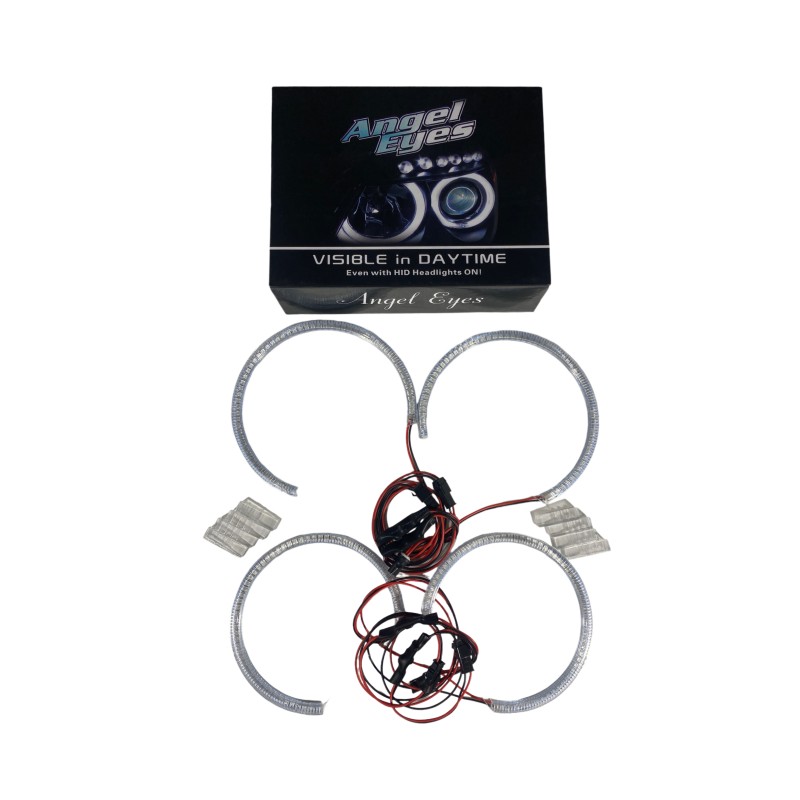 Δαχτυλίδια BMW E46 (1998-2005) angel eyes με 60 led - Λευκό χρώμα