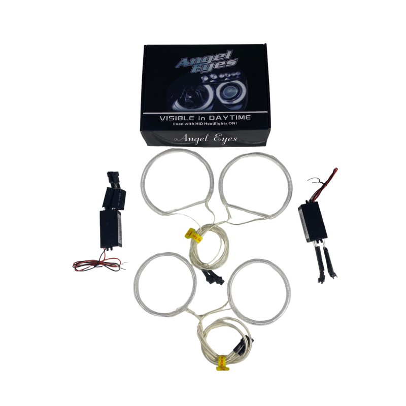 Δαχτυλίδια BMW X3 (2004-2007) angel eyes - κίτρινα