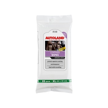 Καθαριστικά μαντηλάκια για δέρμα Leather care wipes XL 25pcs Καθαριστικά μαντηλάκια για δέρμα Leather care wipes XL 25pcs