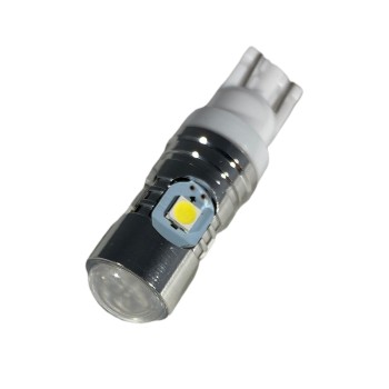Led λάμπα T10 με 5 led 3030 και προτζέκτορα - 1τμχ.