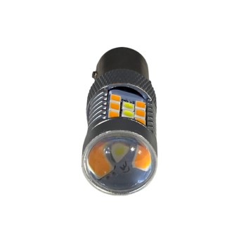 Led λάμπα BA15 με 28 led 2835 και προτζέκτορα - συνδυαστικά για φλας και φώτα ημέρας - 1τμχ. Led λάμπα BA15 με 28 led 2835 και προτζέκτορα - συνδυαστικά για φλας και φώτα ημέρας - 1τμχ.