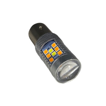 Led λάμπα BA15 με 28 led 2835 και προτζέκτορα - συνδυαστικά για φλας και φώτα ημέρας - 1τμχ. Led λάμπα BA15 με 28 led 2835 και προτζέκτορα - συνδυαστικά για φλας και φώτα ημέρας - 1τμχ.