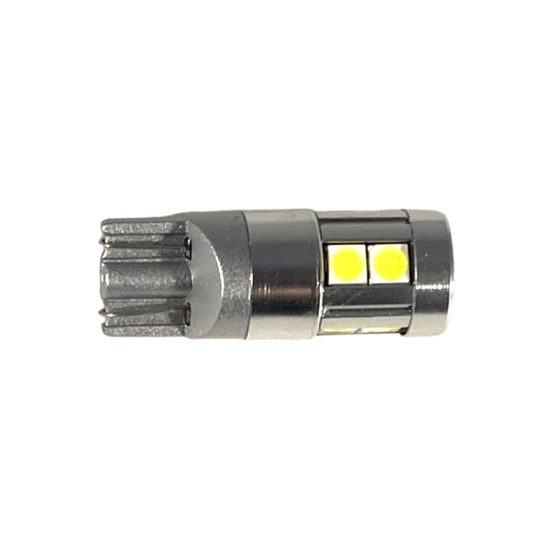 Led λάμπα τύπου T10 με 18 led 3030 και προτζέκτορα - CANBUS - 1τμχ.