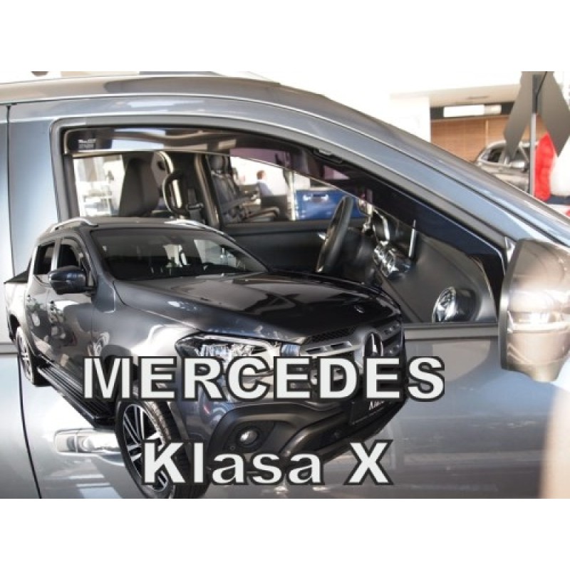 Ανεμοθραύστες Mercedes X-class (2017-2020) - 2τμχ. εμπρός, Heko