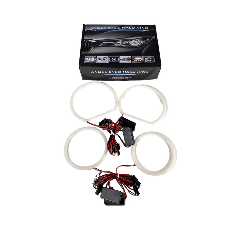 Δαχτυλίδια BMW X3 E83 (2000-2010) lightbar angel eyes - λευκό χρώμα