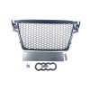 Μάσκα Audi A4 B8 (2008-2011) - RS LOOK - μαύρη ματ, χωρίς σήμα