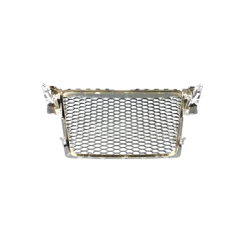 Μάσκα Audi A4 / S4 B8 (2008-2011) - RS LOOK με πλαίσιο χρωμίου, χωρίς σήμα