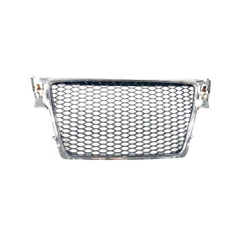 Μάσκα Audi A4 / S4 B8 (2008-2011) - RS LOOK με πλαίσιο χρωμίου, χωρίς σήμα Μάσκα Audi A4 / S4 B8 (2008-2011) - RS LOOK με πλαίσιο χρωμίου, χωρίς σήμα