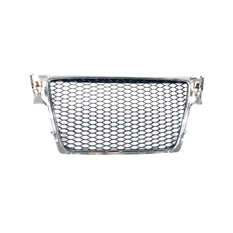 Μάσκα Audi A4 / S4 B8 (2008-2011) - RS LOOK με πλαίσιο χρωμίου, χωρίς σήμα