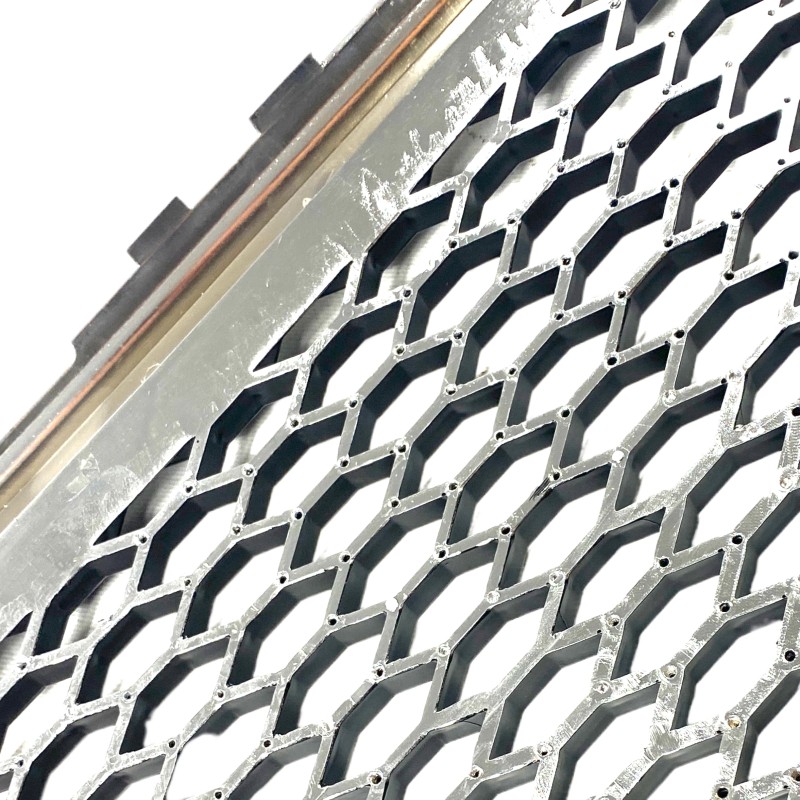 Μάσκα Audi A4 / S4 B8 (2008-2011) - RS LOOK με πλαίσιο χρωμίου, χωρίς σήμα