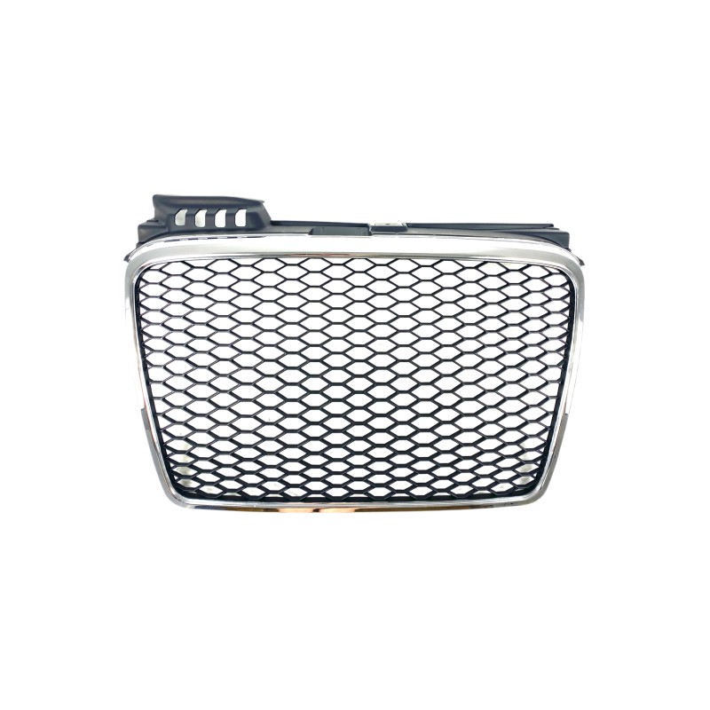 Μάσκα Audi A4 B7 (2004-2007)- RS Look πλαίσιο χρωμίου, χωρίς σήμα