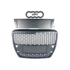 Μάσκα Audi A6 4F (2004-2008) - μαύρη RS Look, χωρίς σήμα