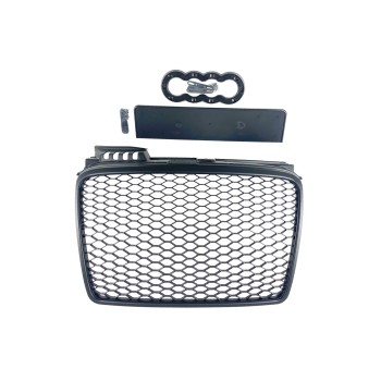 Μάσκα Audi A4 B7 (2004-2007) χωρίς σήμα - RS LOOK - μαύρη ματ Μάσκα Audi A4 B7 (2004-2007) χωρίς σήμα - RS LOOK - μαύρη ματ