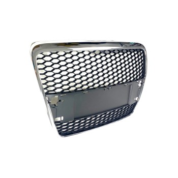 Μάσκα Audi A6 C6 (2004-2008) - με πλαίσιο χρωμίου RS Look, χωρίς σήμα Μάσκα Audi A6 C6 (2004-2008) - με πλαίσιο χρωμίου RS Look, χωρίς σήμα