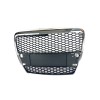 Μάσκα Audi A6 C6 (2004-2008) - με πλαίσιο χρωμίου RS Look, χωρίς σήμα