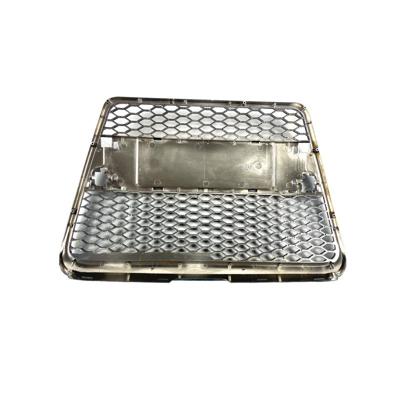 Μάσκα Audi A6 C6 (2004-2008) - με πλαίσιο χρωμίου RS Look, χωρίς σήμα