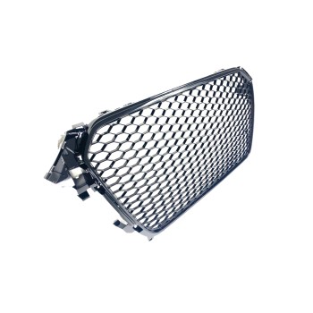 Μάσκα Audi A4 B8 (2011-2014) - RS LOOK - με πλαίσιο χρωμίου, χωρίς σήμα Μάσκα Audi A4 B8 (2011-2014) - RS LOOK - με πλαίσιο χρωμίου, χωρίς σήμα