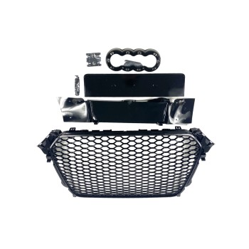 Μάσκα Audi A4 B8 (2011-2014) - RS LOOK - με πλαίσιο χρωμίου, χωρίς σήμα Μάσκα Audi A4 B8 (2011-2014) - RS LOOK - με πλαίσιο χρωμίου, χωρίς σήμα