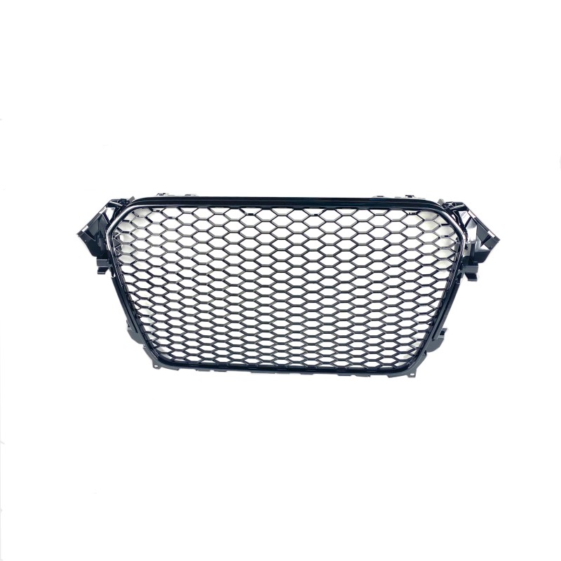 Μάσκα Audi A4 B8 (2011-2014) - RS LOOK - με πλαίσιο χρωμίου, χωρίς σήμα