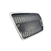 Μάσκα Audi A6 4F (2004-2008) - με πλαίσιο χρωμίου RS Look, χωρίς σήμα
