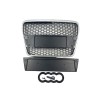 Μάσκα Audi A6 4F (2004-2008) - με πλαίσιο χρωμίου RS Look, χωρίς σήμα