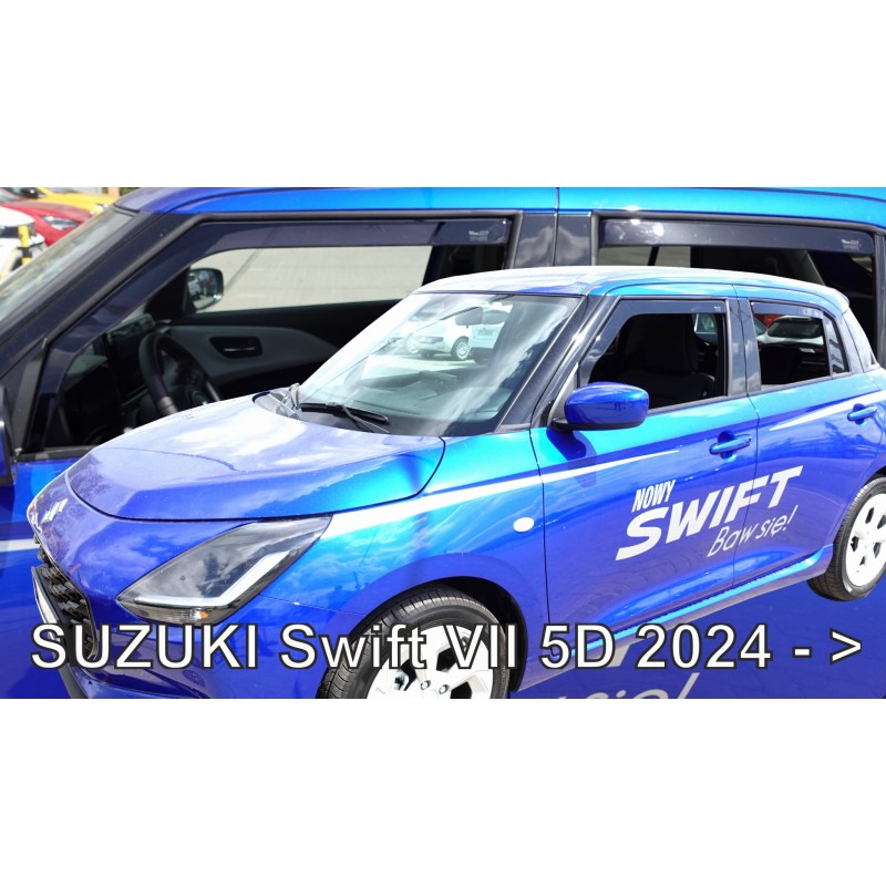 Ανεμοθραύστες Suzuki Swift (2024+) - 4τμχ. εμπρός και πίσω, Heko