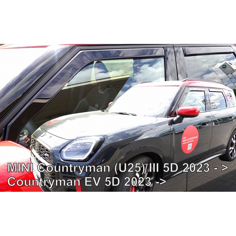 Ανεμοθραύστες Mini Countryman (2023+) - 4τμχ. εμπρός και πίσω, Heko