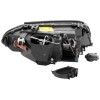 Φανάρια εμπρός BMW E46 coupe με led φλας (2003-2006) angel eyes, χωρίς λάμπες (Η7) - σετ 2τμχ.