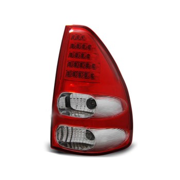 Πίσω φανάρια led Toyota Land Cruiser 120 (2003-2009) - chrome - σετ 2τμχ.