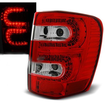 Πίσω φανάρια led Jeep Grand Cherokee (1999-2005) - chrome - σετ 2τμχ.