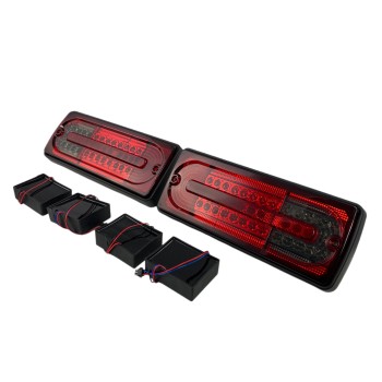 Πίσω φανάρια led Mercedes W461/W463 G-CLASS (1990-2012) - φιμέ - σετ 2τμχ.