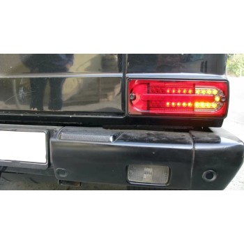 Πίσω φανάρια led Mercedes W461/W463 G-CLASS (1990-2012) - φιμέ - σετ 2τμχ.