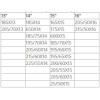 Αντιολισθητικές αλυσίδες 12mm. (μέγεθος 80) για 13", 14", 15", 16"' ζάντες - σετ 2τμχ.