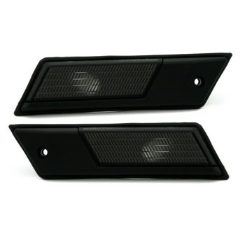Φλας φτερού BMW E30 / E32 / E28 / E24 (1980-1994) - μαύρα - σετ 2τμχ.