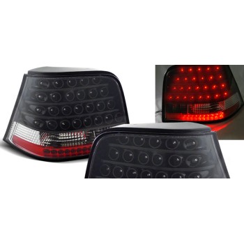 Πίσω φανάρια led Vw Golf IV (1997-2003) - μαύρα - σετ 2τμχ.