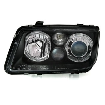 Φανάρια εμπρός Vw Bora angel eyes - μαύρα , χωρίς λάμπες (Η7) - σετ 2τμχ. Φανάρια εμπρός Vw Bora angel eyes - μαύρα , χωρίς λάμπες (Η7) - σετ 2τμχ.