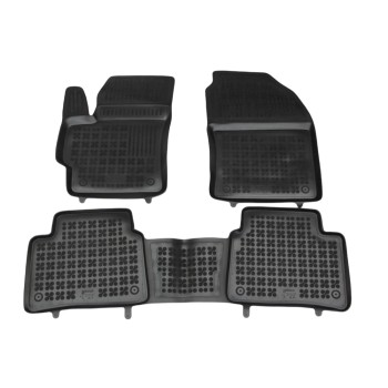 Λαστιχένια πατάκια TOYOTA Corolla (2018-2024) - Wagon,Sedan, all models with Hybrid - τύπου σκαφάκι - 3τμχ., Rezaw Plast