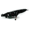 Φανάρια εμπρός Peugeot 207 (2006-20012) led - μαύρα , με λάμπες (Η1) - σετ 2τμχ.