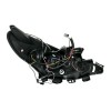 Φανάρια εμπρός Peugeot 207 (2006-2009) led angel eyes - chrome , με λάμπες (Η1) - σετ 2τμχ.