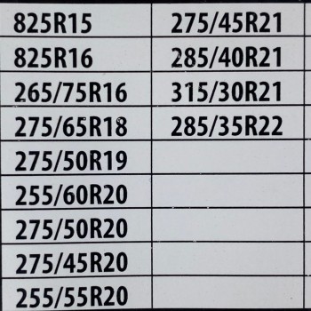 Αντιολισθητικές αλυσίδες για φορτηγάκια, βαν, τζιπ, suv (μέγεθος 270) για 15", 16", 17", 18", 19", 20" ζάντες - σετ 2τμχ. Αντιολισθητικές αλυσίδες για φορτηγάκια, βαν, τζιπ, suv (μέγεθος 270) για 15", 16", 17", 18", 19", 20" ζάντες - σετ 2τμχ.