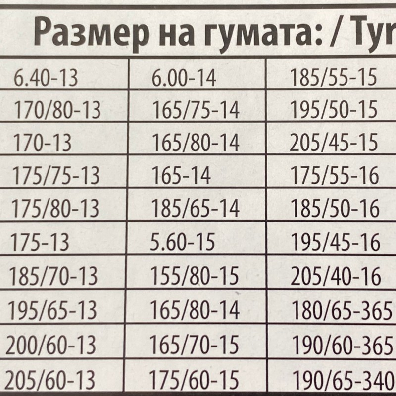 Αντιολισθητικές αλυσίδες (μέγεθος 60) για 13'', 14'', 15'' ζάντες - σετ 2τμχ.