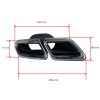 Μπούκες για Mercedes W222 S-Class / W212 E-Class (2012+) - AMG S63 design