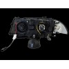 Φανάρια εμπρός BMW E46 sedan (1998-2001) angel eyes - chrome , χωρίς λάμπες (Η7) - σετ 2τμχ.