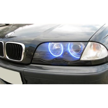 Δαχτυλίδια BMW E46 coupe (1998-2003) / BMW E46 Sedan, Combi (1998-2005) angel eyes - μπλε χρώμα