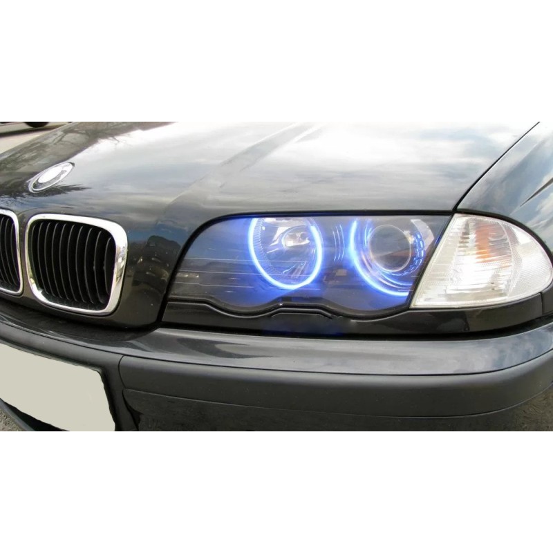 Δαχτυλίδια BMW E46 coupe (1998-2003) / BMW E46 Sedan, Combi (1998-2005) angel eyes - μπλε χρώμα