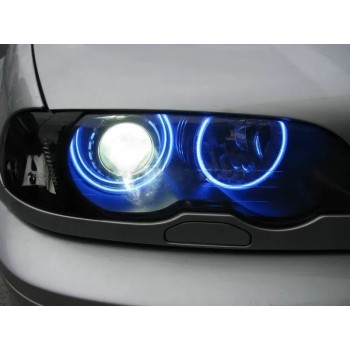Δαχτυλίδια BMW E46 coupe (1998-2003) / BMW E46 Sedan, Combi (1998-2005) angel eyes - μπλε χρώμα